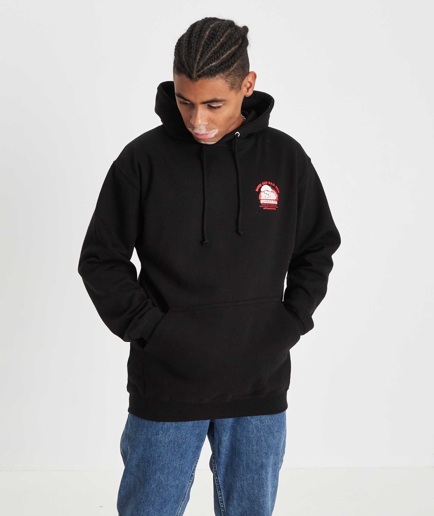 PIZZA HOODY BLACK