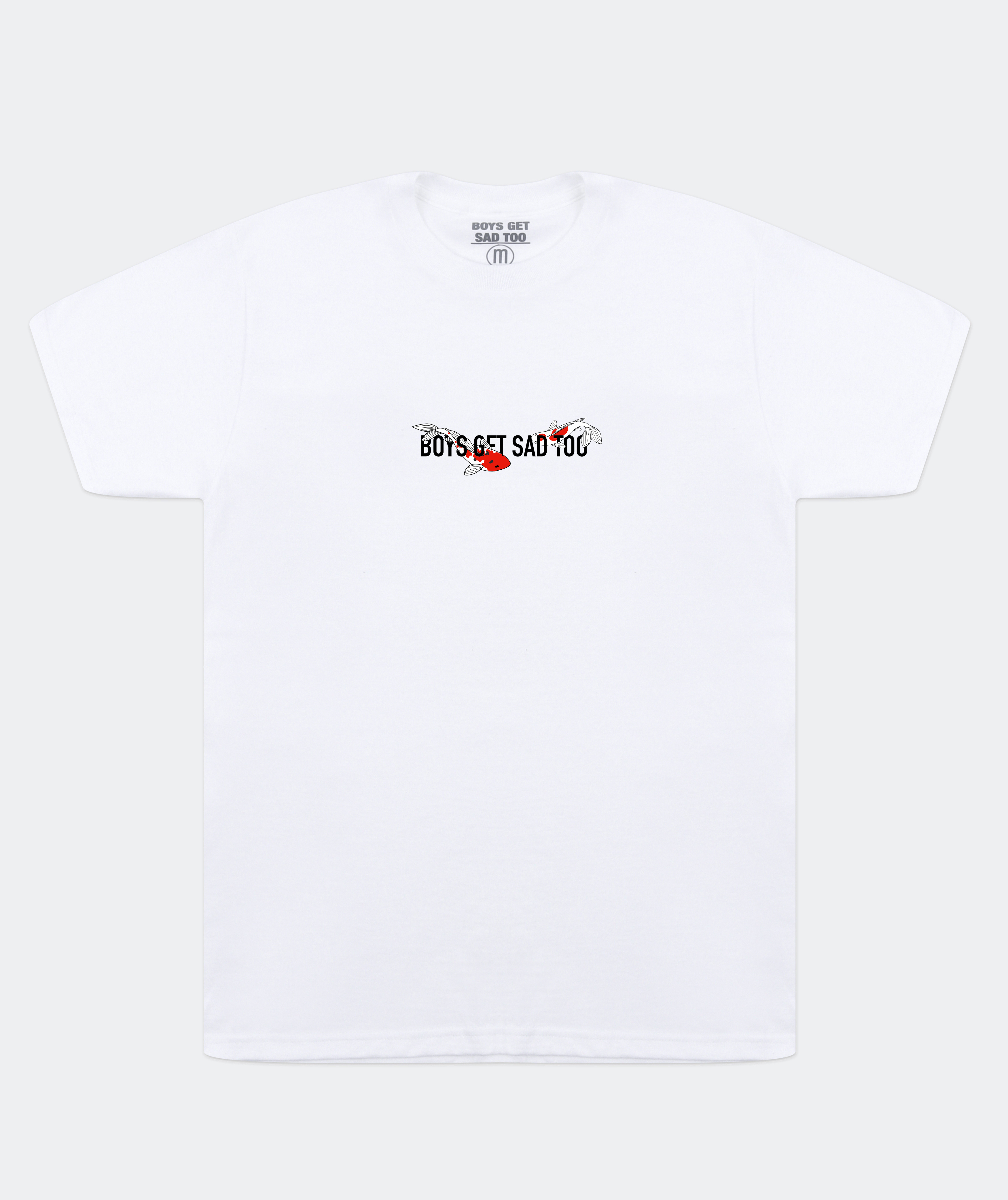 KOI EMBROIDERY TEE WHITE