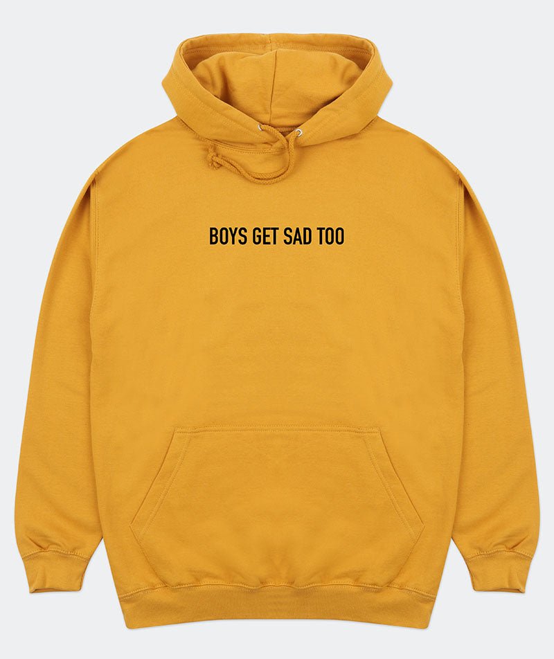 BLOCK LOGO HOODY MUSTARD