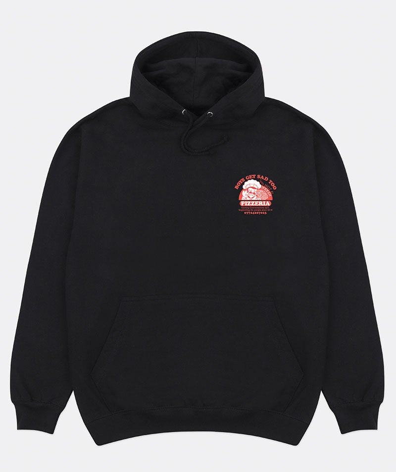 PIZZA HOODY BLACK
