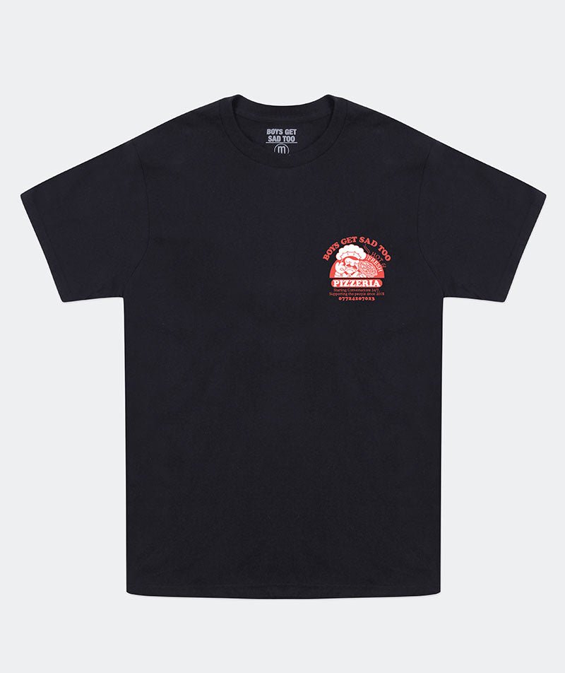 PIZZA TEE BLACK