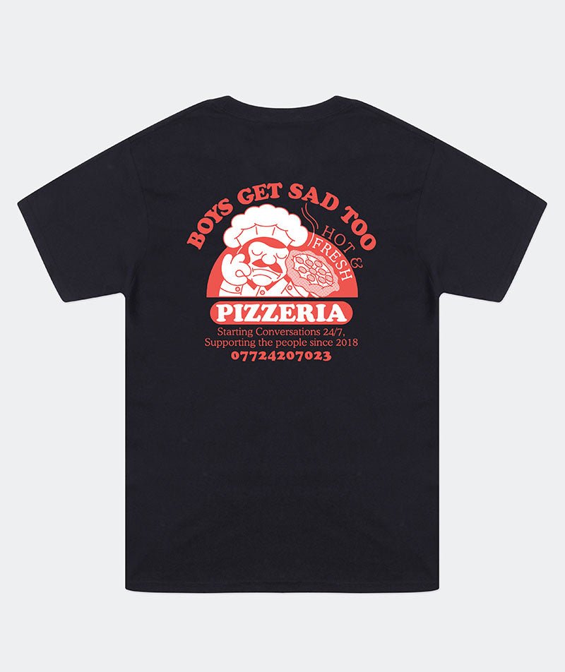 PIZZA TEE BLACK