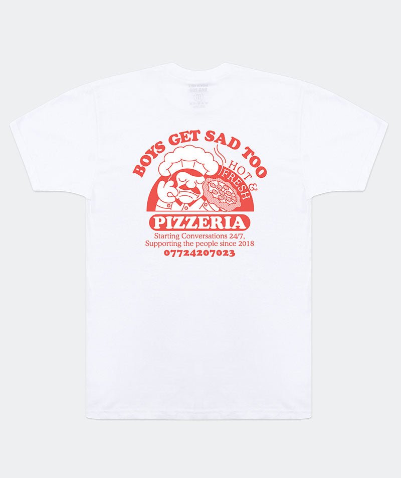 PIZZA TEE WHITE